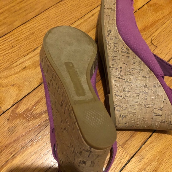 Mauve purple lush espadrilles size nine - Picture 2 of 3